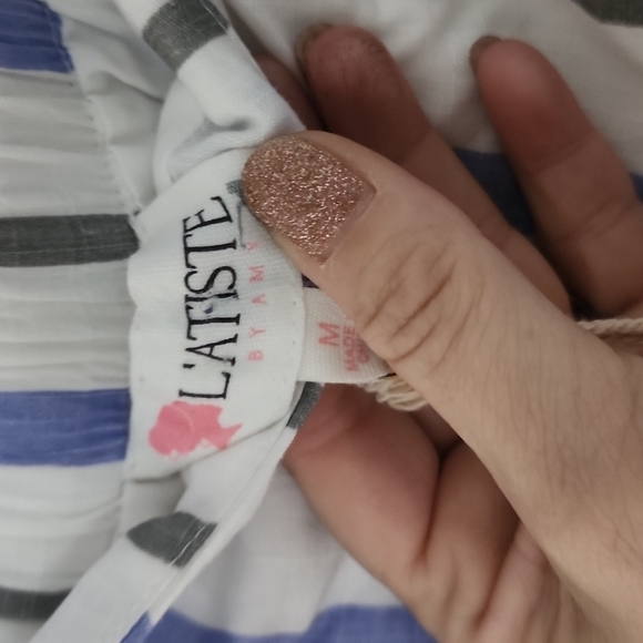 Nwt. Latiste by Amy striped romper - Picture 3 of 5